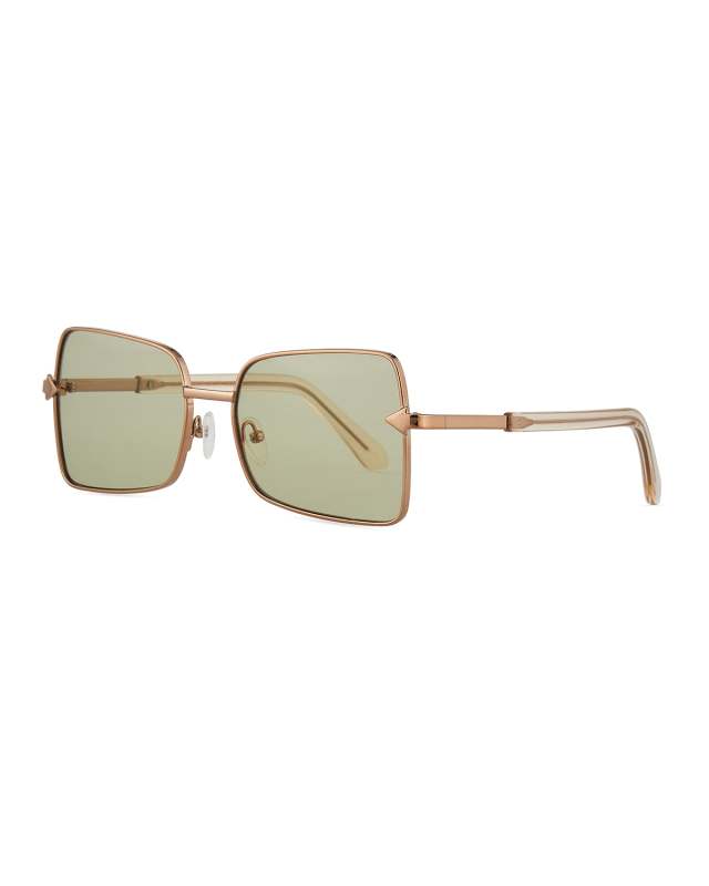 Wisdom Square Metal Sunglasses